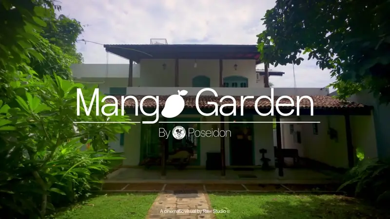 Hospitality video production in Sri Lanka — Mango Villa by Raw Studio